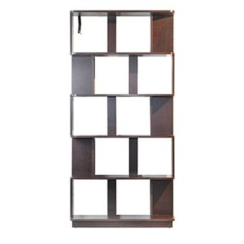 Trikiousd 5 tier Open Bookcase Storage Shelf for Living Room and Home Office
