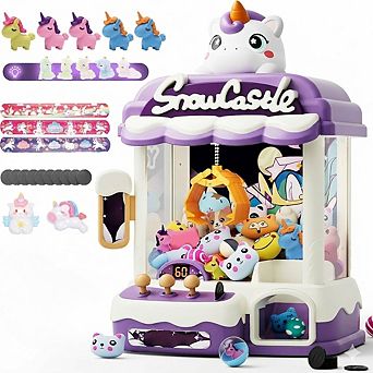Large Unicorn Claw Machine Arcade Game