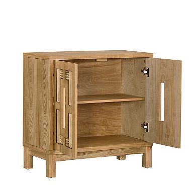 Carved Buffet Storage Cabinet Sideboard Accent Cabinet