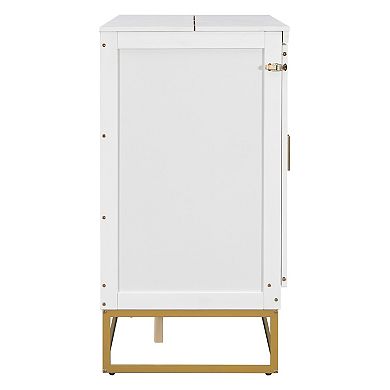 Pnronnc Space-Saving Platform Queen Size Bed Wooden Frame Foldable Murphy Bed with Drawers