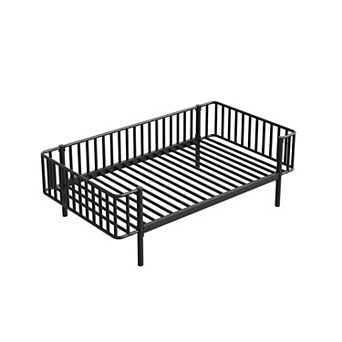 Pnronnc Metal Frame Sofa Bed Steel Slat Support Daybed, No Box Spring Needed