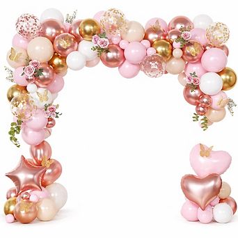 Rose Gold Butterfly Mother's Day Decor