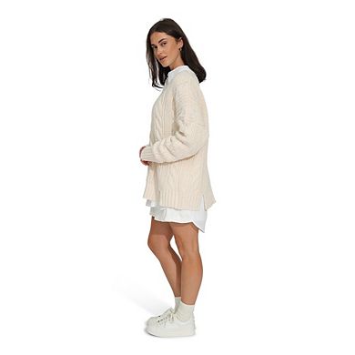 Perfect Me Oversized Crew Sweater