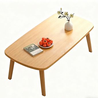 Folding Coffee Table Collapsible Wooden Mini Desk Multifunctional Foldable Coffee Tables