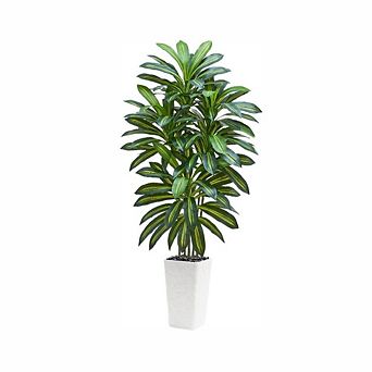 Artificial Dracaena Tree with Planter Indoor