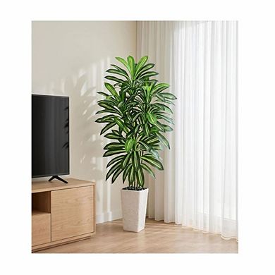 Artificial Dracaena Tree with Planter Indoor