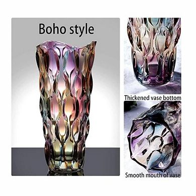 Crystal Glass Flower Vase Centerpiece