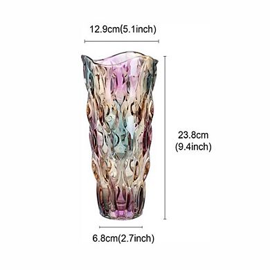Crystal Glass Flower Vase Centerpiece
