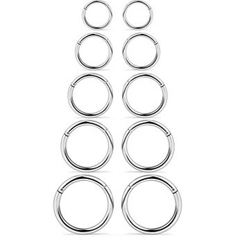 Stainless Steel Clicker Hoop