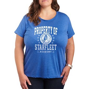Plus Size Star Trek Property Of Starfleet Academy Graphic Tee