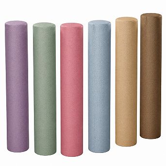 Live2Pedal 6 Pack Yoga Mats Bulk Non Slip 4Mm Thick Anti Resistant Gym Mat Home Workout