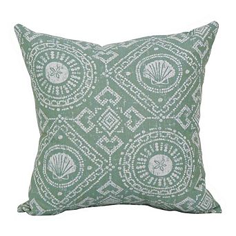 Blazing Needles Jacquard Throw Pillow with Insert