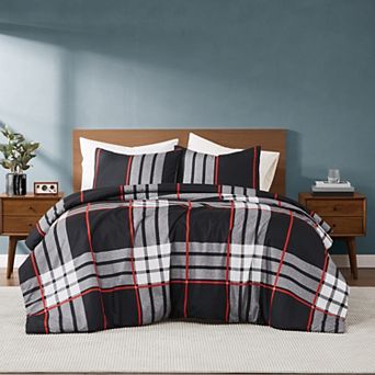 Truly Soft Danbury Plaid Microfiber Comforter Set