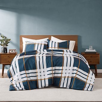 Truly Soft Plaid Microfiber Comforter Set