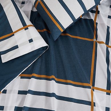 Truly Soft Plaid Microfiber Comforter Set