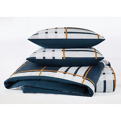 Truly Soft Plaid Microfiber Comforter Set