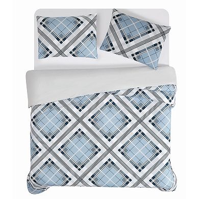 Truly Soft Lars Plaid Microfiber Comforter Set