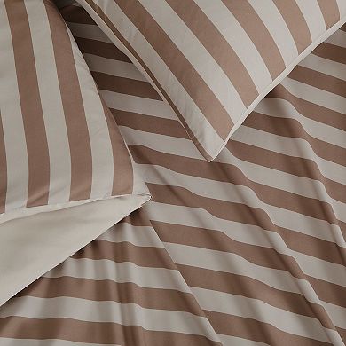Truly Soft Weston Stripe Microfiber Duvet Cover Set