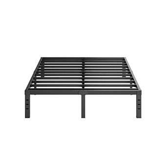 HOMZENE Twin XL Bed Frame, Platform Bed Frame with Metal Slats, No Box Spring Needed