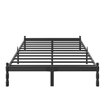 HOMZENE Bed Frame, Metal Platform Bed Frame with with Metal Slats, No Box Spring Needed