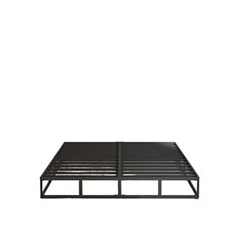 Homzene Twin XL Box Spring with Fabric Cover, Metal Mattress Foundation, High Weight Capacity