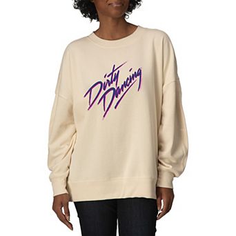 Women's Dirty Dancing Oversized Fleece Crew Sweatshirt