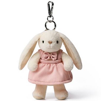 McHugs Plush Candy Bunny Stuffed Animal Bag Charm Keychain