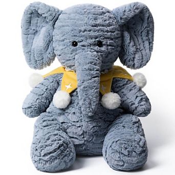 McHugs Forest Series 9.8-inch Soft Weighted Plush Toy Elephant