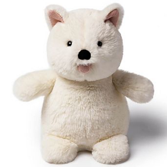 McHugs Snow White Westie Dog 7-inch Soft Weighted Plush Toy