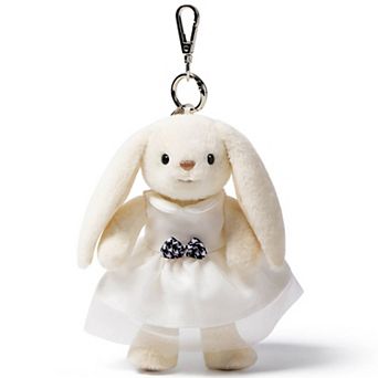 McHugs Plush Smiling Leveret Bunny Stuffed Animal Bag Charm Keychain