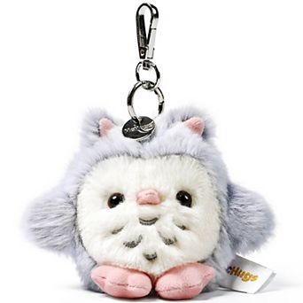McHugs Plush Owl Stuffed Animal Bag Charm Keychain