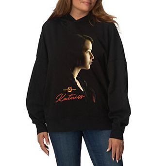 Women's The Hunger Games Katniss Oversized Fleece Hoodie Sweatshirt