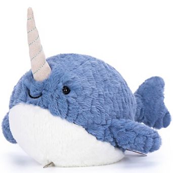 McHugs Narwhal Henry 6-inch Soft Weighted Plush Toy