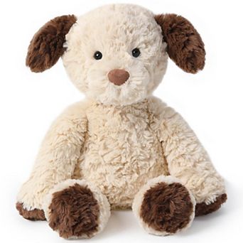 McHugs Toffee Dog 9.8-inch Soft Weighted Plush Toy