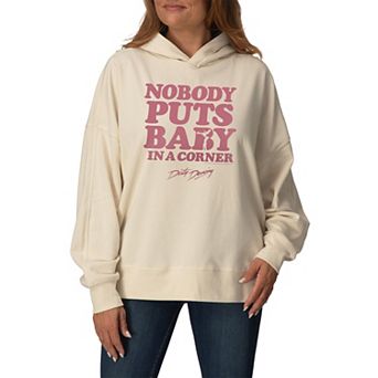 Women's Dirty Dancing "Nobody Puts Baby In A Corner" Oversized Fleece Hoodie Sweatshirt