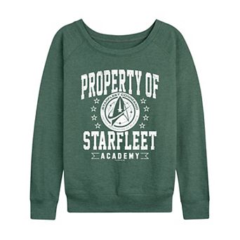 Women's Star Trek Property Of Starfleet Academy French Terry Long Sleeve Tee