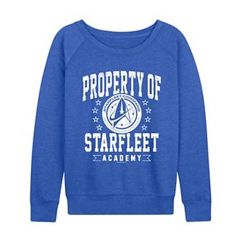 Women's Star Trek Property Of Starfleet Academy French Terry Long Sleeve Tee