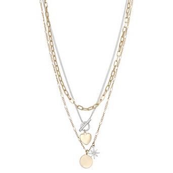 SO® Two Tone Layered Necklace