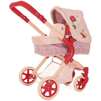 Roma RHS Single Doll Pram Convertible 2-In-1 Carry Cot & Seat Toy Stroller