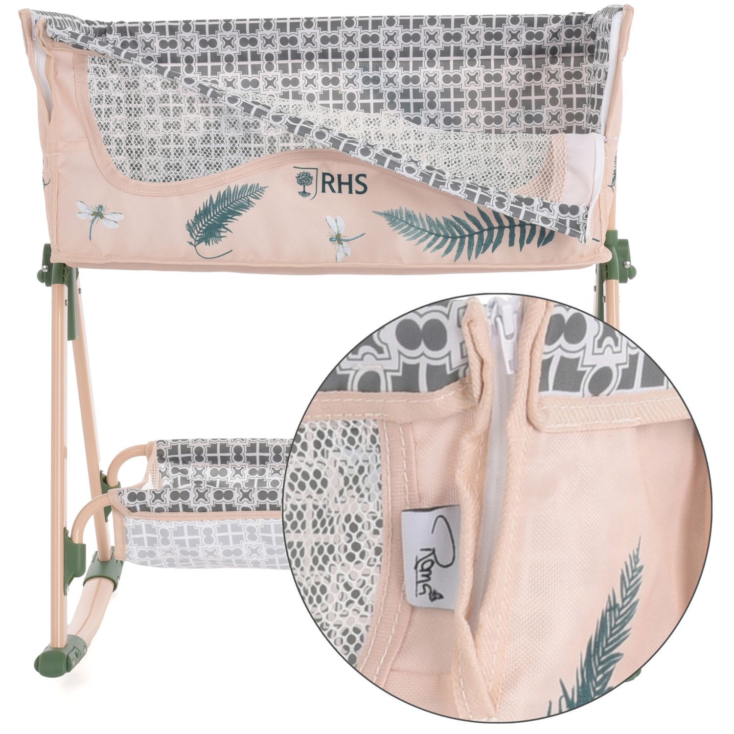 Детские аксессуары для кукол Roma RHS Doll Bedside Crib Rocking & Stationary Bedtime Accessory — фото 3