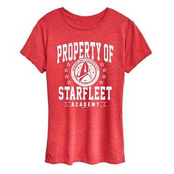 Women's Star Trek Property Of Starfleet Academy Graphic Tee