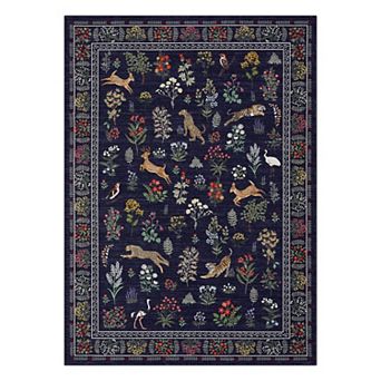 Jungle Print Nursery Rugs Kids Room Rugs for Living Room Playroom