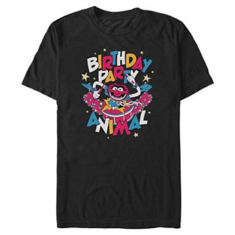 Big & Tall Disney's The Muppets Birthday Party Animal Graphic Tee