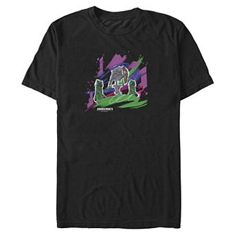Big & Tall Minecraft Block Mob Graphic Tee