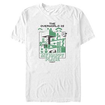 Big & Tall Minecraft My Happy Place Graphic Tee