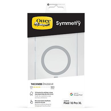 OtterBox - Symmetry Clear Case with Magnets for Google Pixel 10 Pro XL - Clear