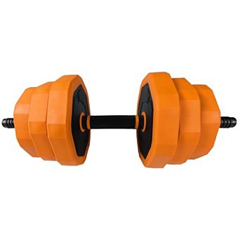 Space Saving 4-in-1 Adjustable Dumbbell Set 66/88LB Convertible to Barbell, Kettlebell & Push Up