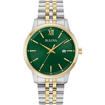 Bulova Men’s 41mm Stainless Steel Two-Tone Bracelet Watch - 98B480