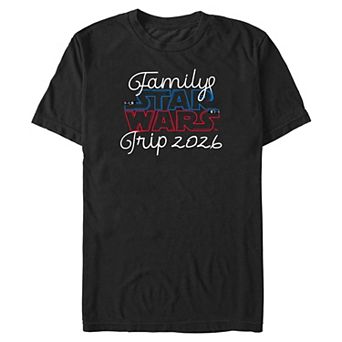 Big & Tall Family Trip Star Wars 2026 Graphic Tee