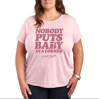 Plus Size Dirty Dancing "Nobody Puts Baby In A Corner" Graphic Tee